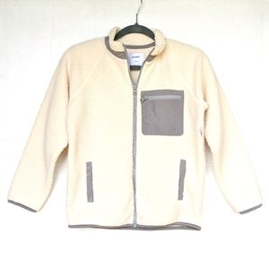 OLD NAVY Kids Cozy Sherpa Fleece Zip-up Jacket